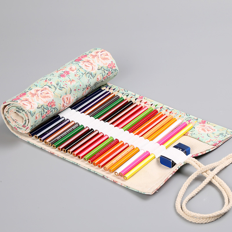 12/24/36/48/72 Holes Floral Ca - Pen Pouch Roll ulasan dan harga