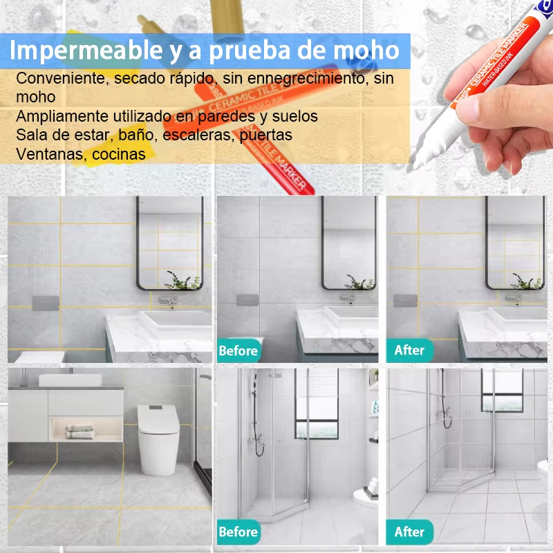1-10 Pcs Waterproof White Mark - Whiteboard Marker Set ulasan dan harga