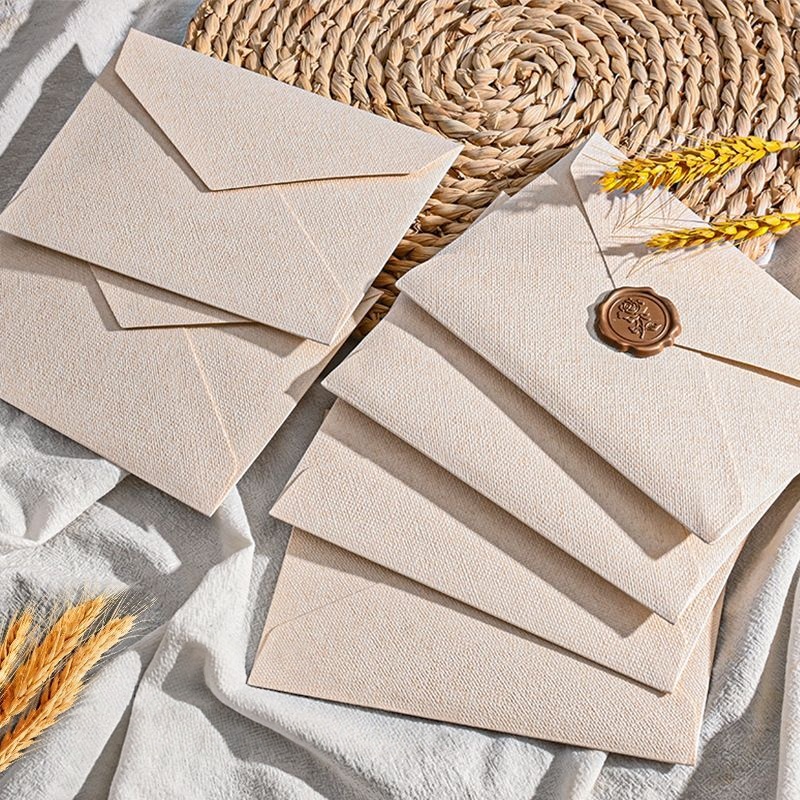 Linen Textured Envelopes Lette - Letter Envelope Kraft ulasan dan harga