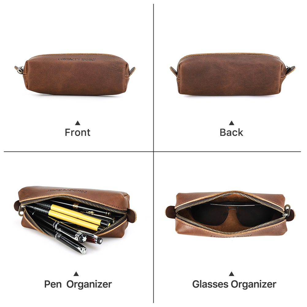 Retro Leather Pencil Case High - Stationery Supply Business ulasan dan harga