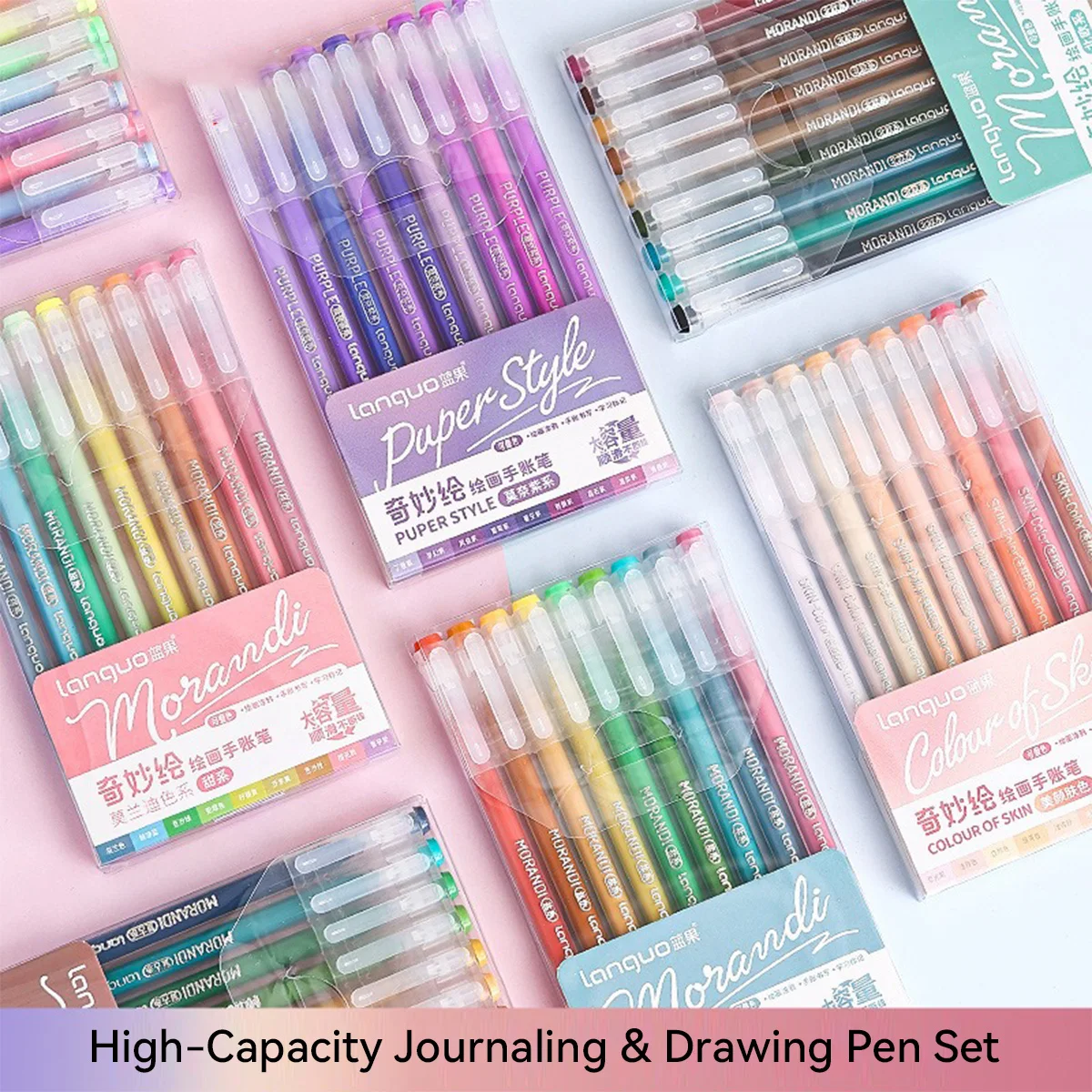 9pcs Set Morandi Color 0.5mm G - Gel Ink Pen Set ulasan dan harga