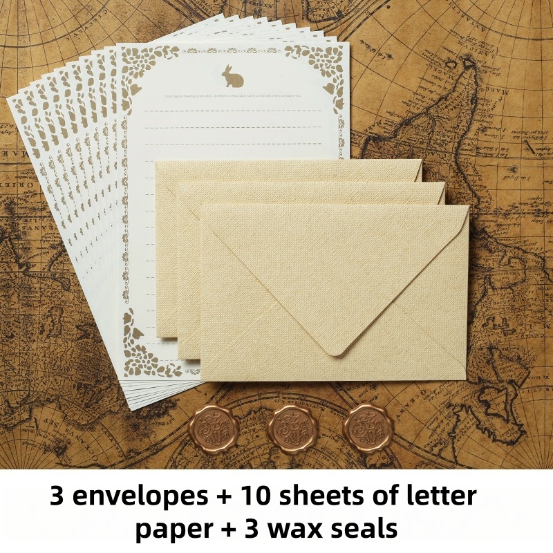 16PCS Vintage Linen Envelopes  - Letter Envelope Kraft ulasan dan harga