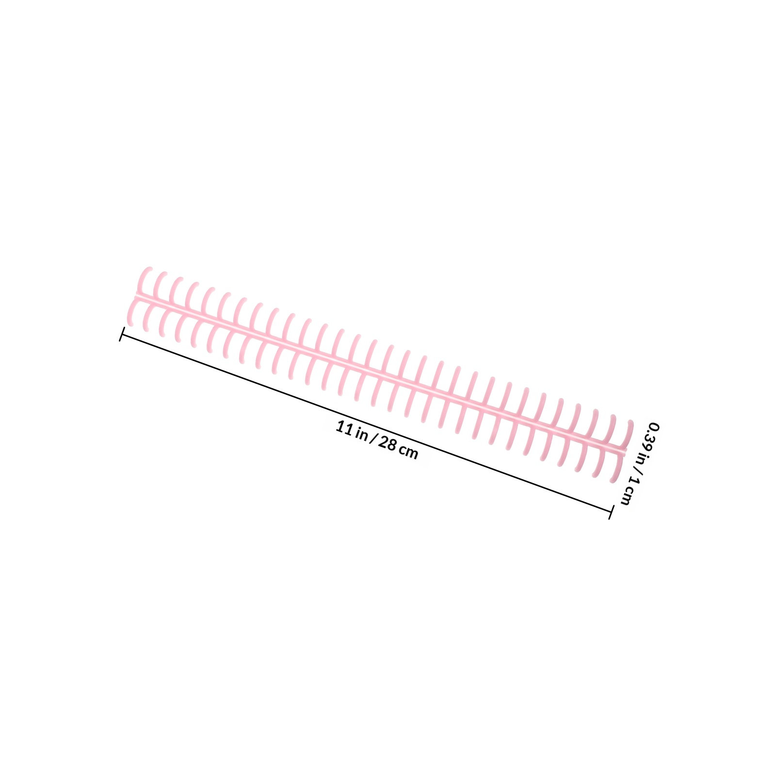 10Pcs Loose Leaf Binding Rings - Binding Comb Plastic ulasan dan harga