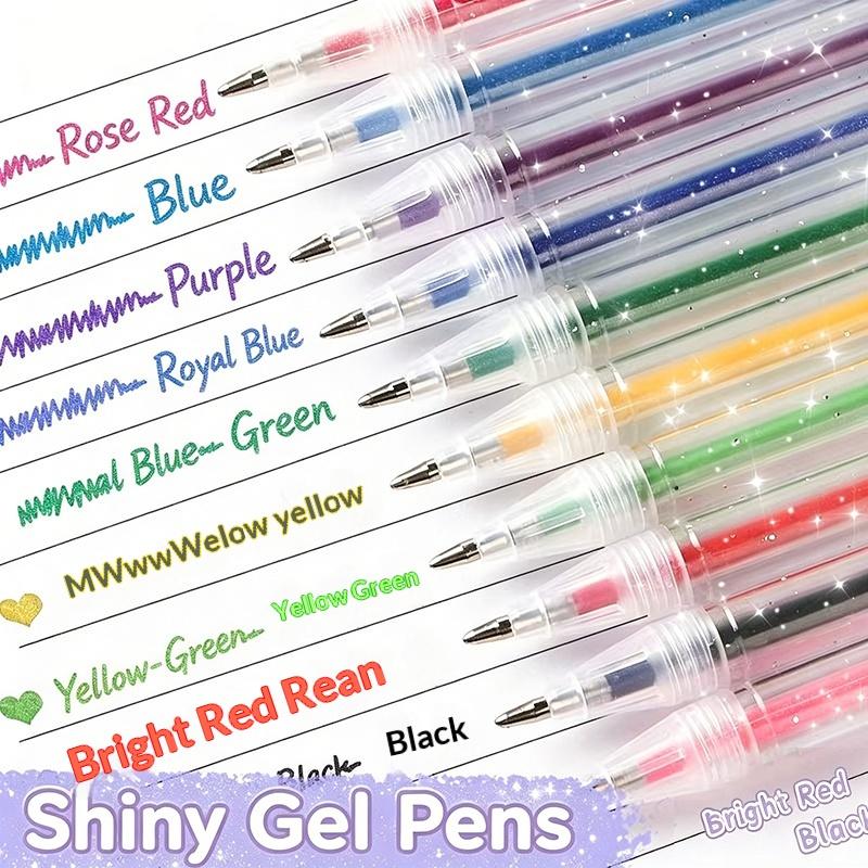 24/36/48PCS Glitter Gel Pen Se - Gel Ink Pen Set ulasan dan harga
