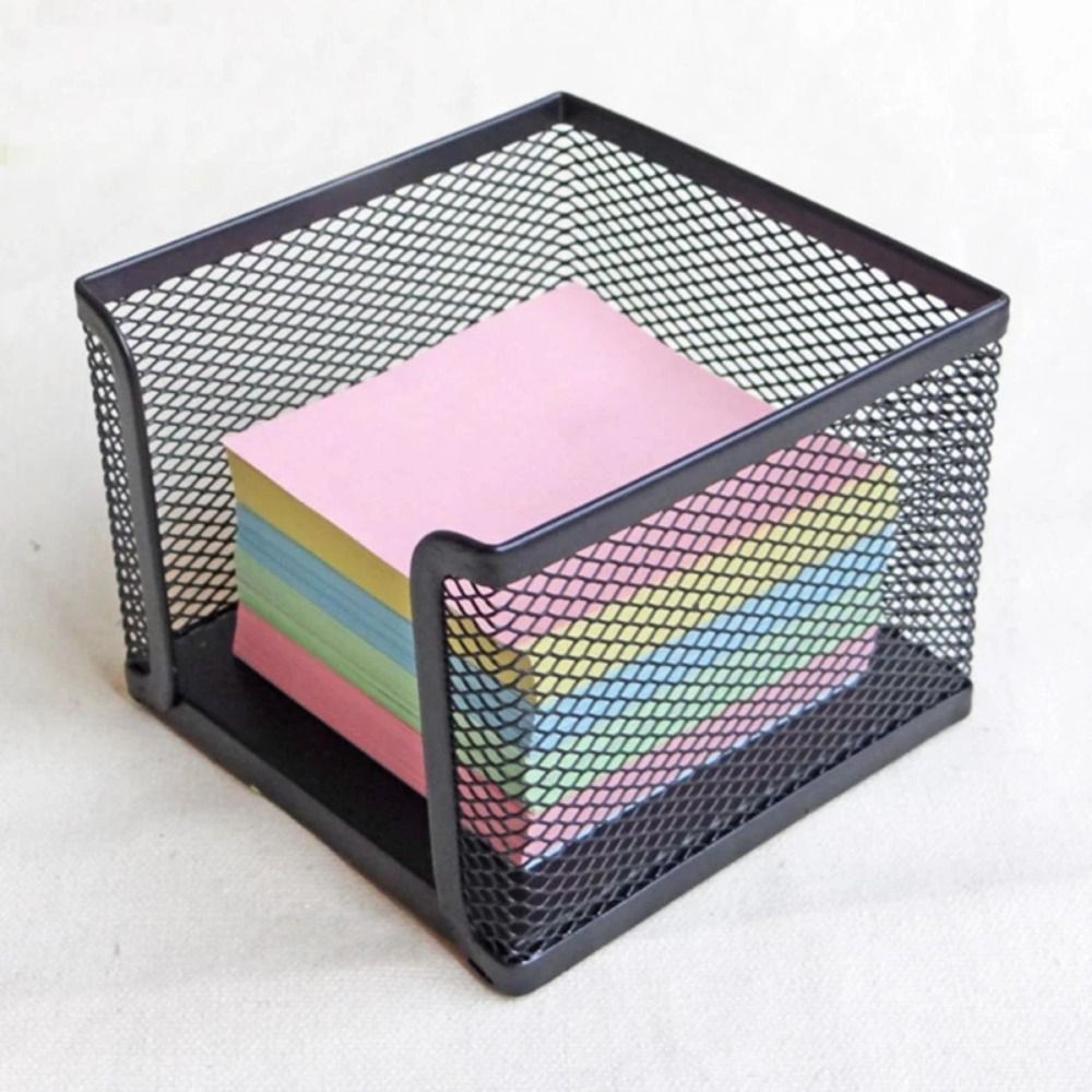 Black Mesh Paper Cube Mini Mem - Sticky Note Cube ulasan dan harga