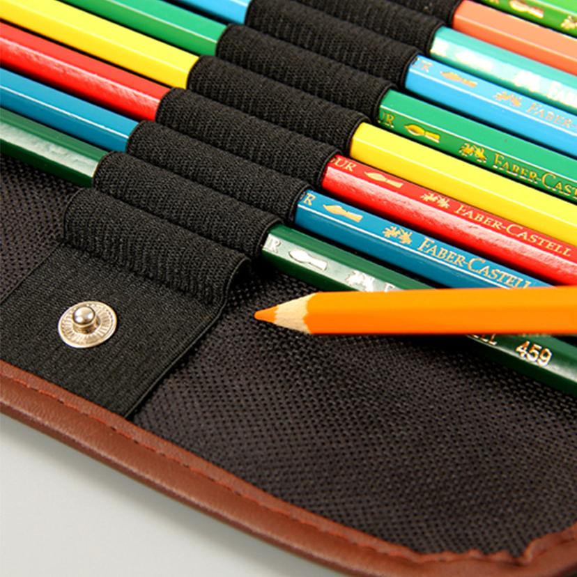 1 Pcs 36/48 Holes Wrap Roll Up - Pen Pouch Roll ulasan dan harga