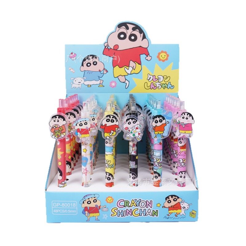 48pcs/box Crayon Shinchan Poin - Stationery Office ulasan dan harga