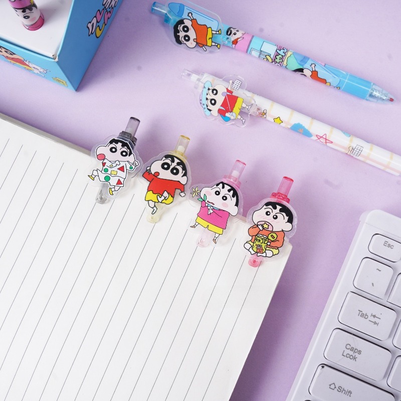48pcs/box Crayon Shinchan Poin - Stationery Office ulasan dan harga