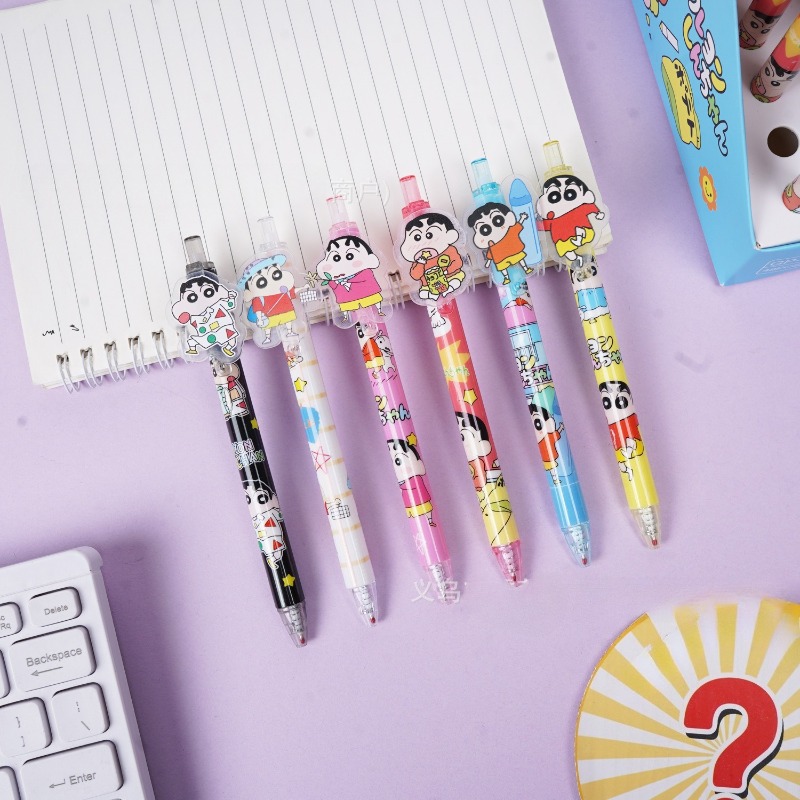 48pcs/box Crayon Shinchan Poin - Stationery Office ulasan dan harga