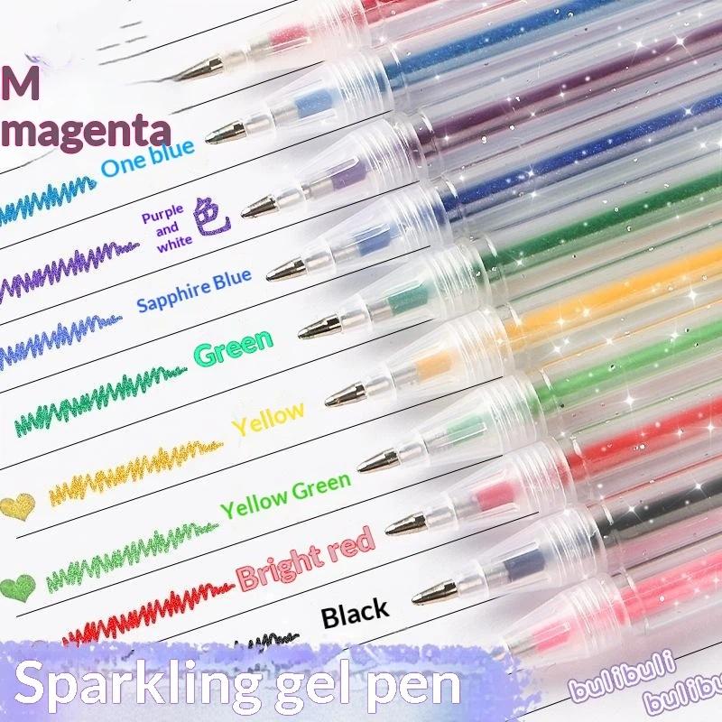 8/12/18 Colors Glitter Gel Pen - Gel Ink Pen Set ulasan dan harga