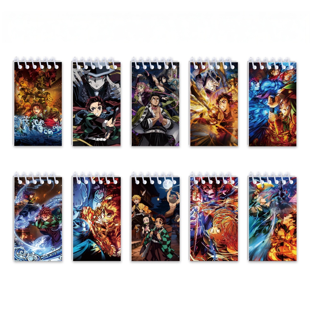 10PCS Demon Slayer Notepads. S - Is Stationery Office Supply ulasan dan harga