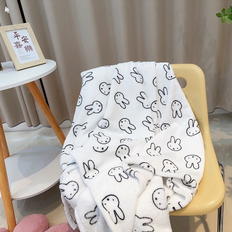 Kawaii Miffy Blanket Flannel O - Stationery Office ulasan dan harga