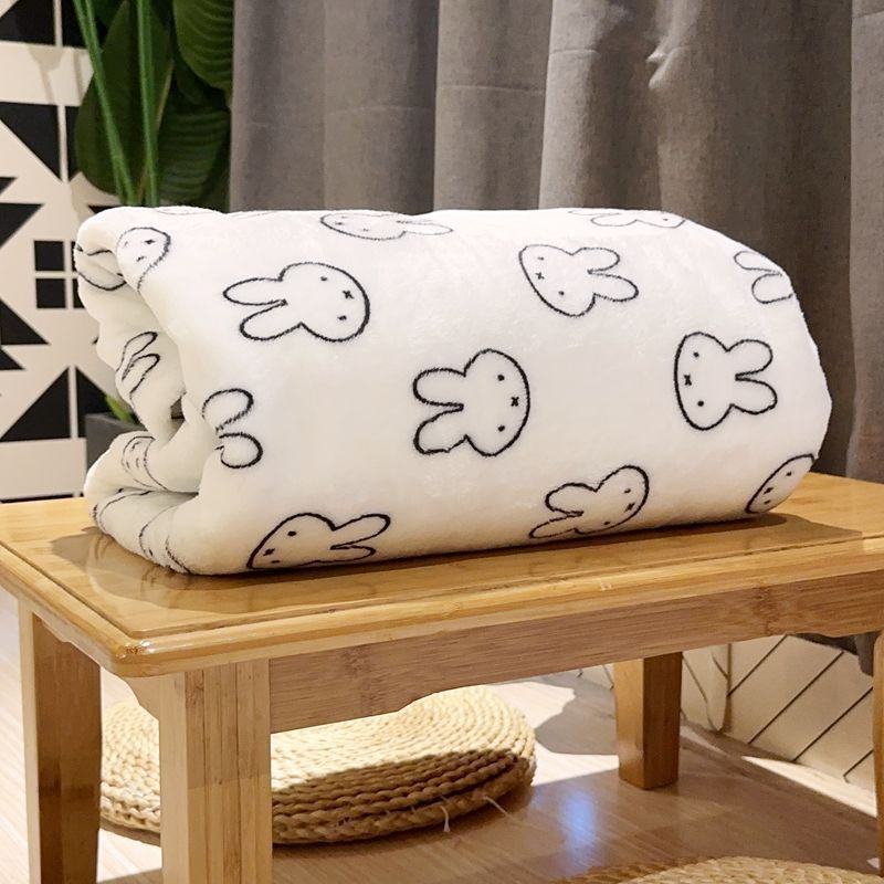 Kawaii Miffy Blanket Flannel O - Stationery Office ulasan dan harga