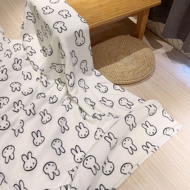 Kawaii Miffy Blanket Flannel O - Stationery Office ulasan dan harga