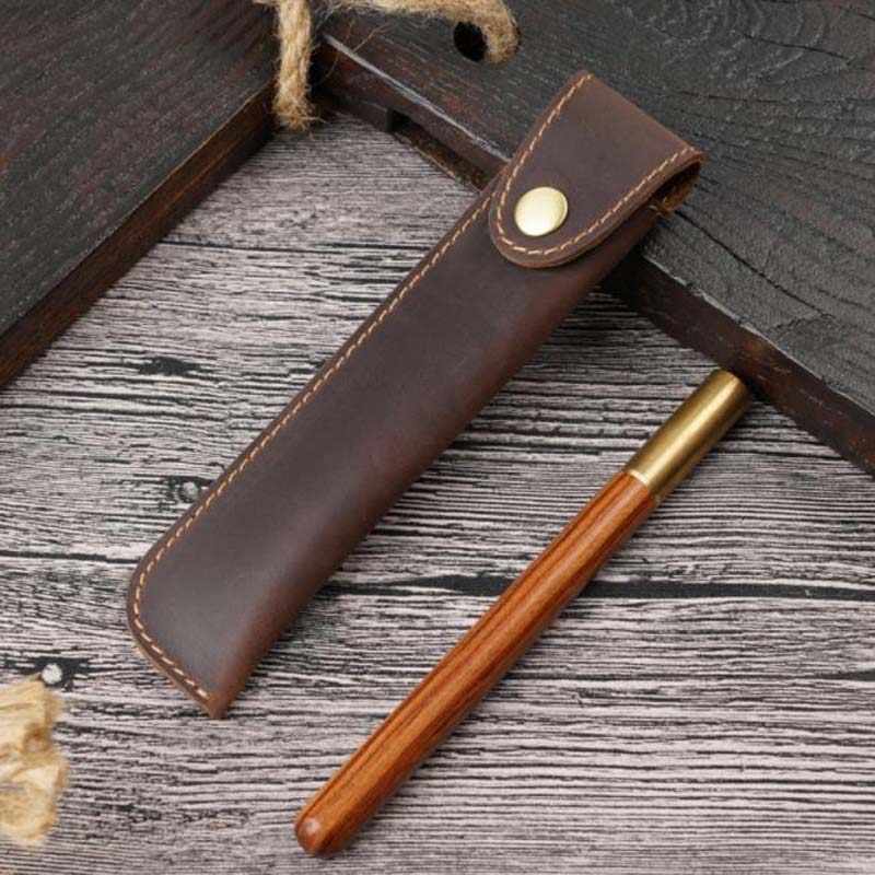 1pc Pen Bag Leather Packaging  - Stationery Supply Business ulasan dan harga