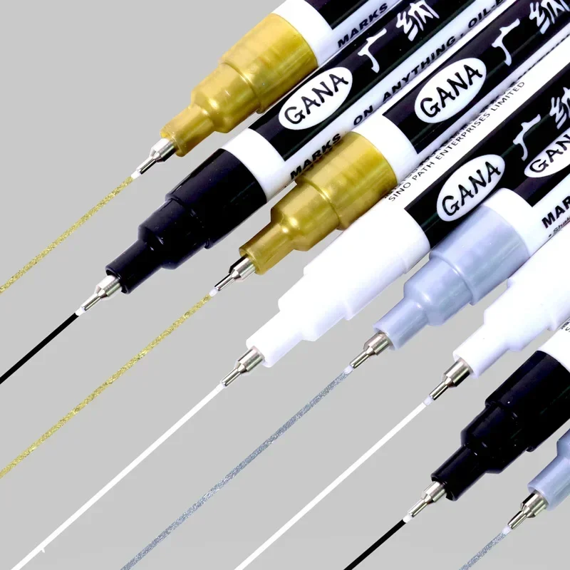 4Pcs/set Oil Based White Black - Whiteboard Marker Set ulasan dan harga