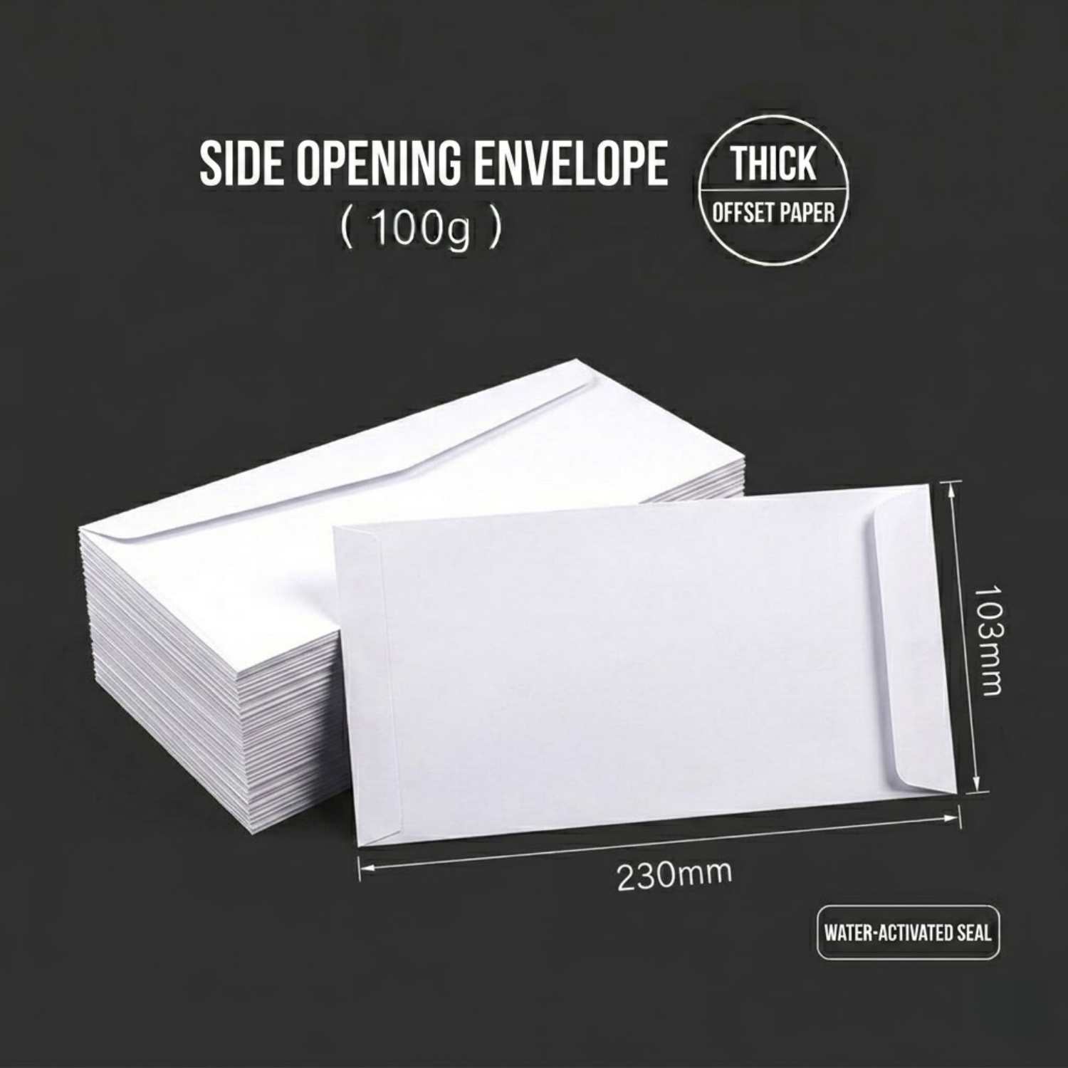 50Pcs DL White Envelopes 230x1 - Letter Envelope Kraft ulasan dan harga
