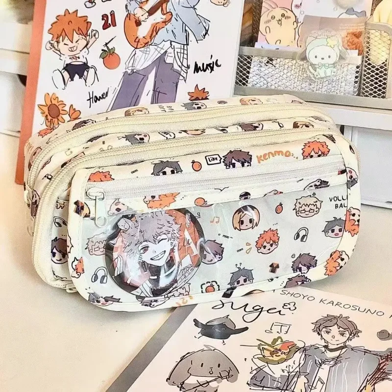 Anime Haikyuu!! Pain Pouch Kaw - Stationery Office ulasan dan harga