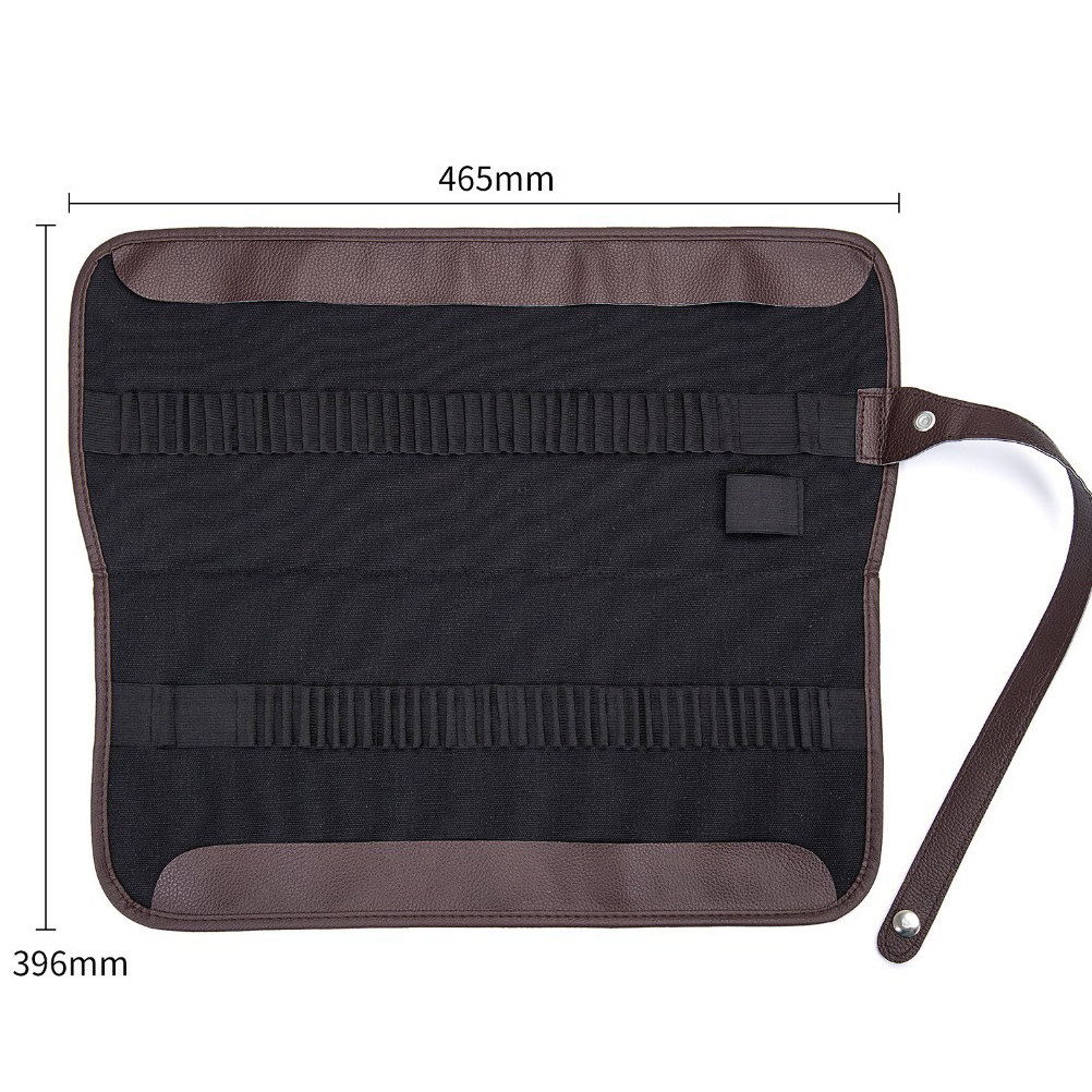 72 Slot Canvas Pencil Roll Up  - Pen Pouch Roll ulasan dan harga